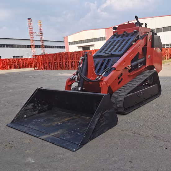 Luyue 新しい 25HP 格安ミニトラックスキッドステアローダー クボタディーゼルエンジン付き
