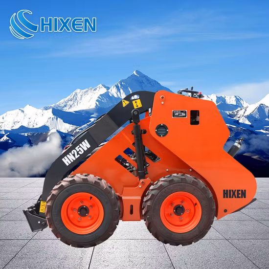 Hixen ブランドの新しいホット ミニ販売スキッド ステア ローダー高効率とパフォーマンスの信頼性の高い品質で販売