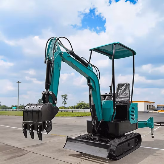 長林公式 8 トン油圧クローラー型小型マイクロ掘削機 CE 付き