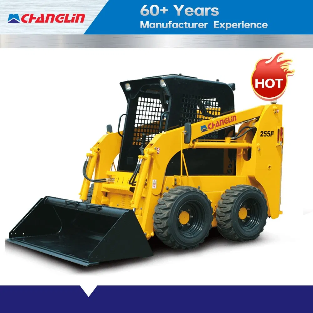 Changlin 55HP 多機能ミニスキッドステアローダー 255f CE 付き
